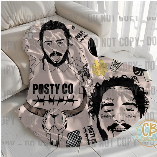 PRE ORDER Posty Fleece Blankets